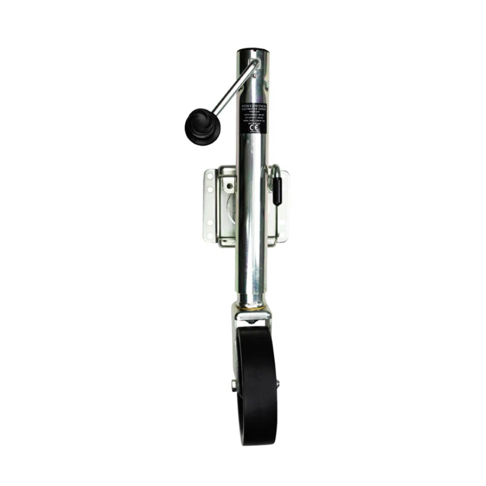 Powerwinch Saltwater Series Jack  1500lb WeldOn Single Wheel Zinc 500 HR Salt Spray 21600J1500B2ZR Main image