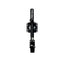Powerwinch Select Series Jack  1200lb WeldOn Single Wheel Carbon Black 21400J1200W1BR