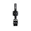 Powerwinch Select Series Jack  1500lb WeldOn Double Wheel Carbon Black 21400J1500W2BR