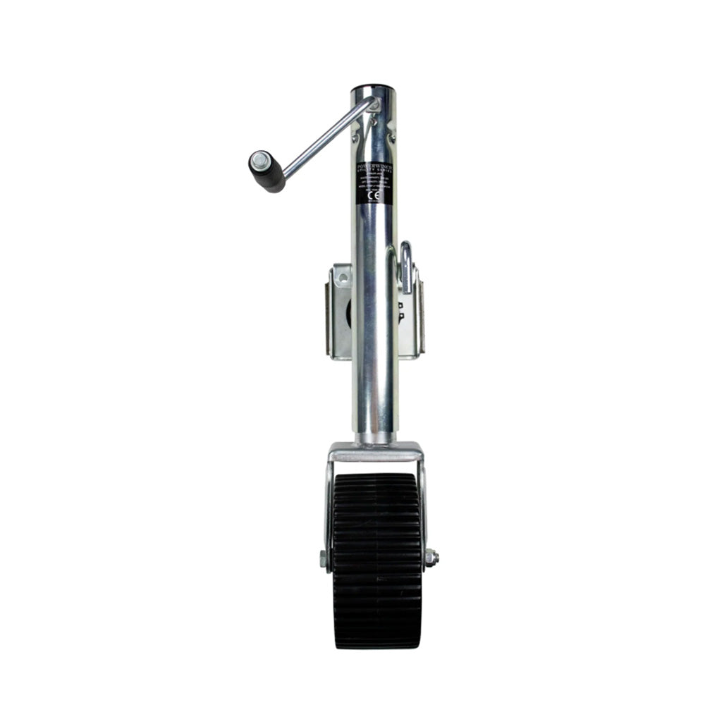 Powerwinch Utility Series Jack  1500lb BoltOn Single Wheel Wide Zinc 21500J1500B1WZR Main image