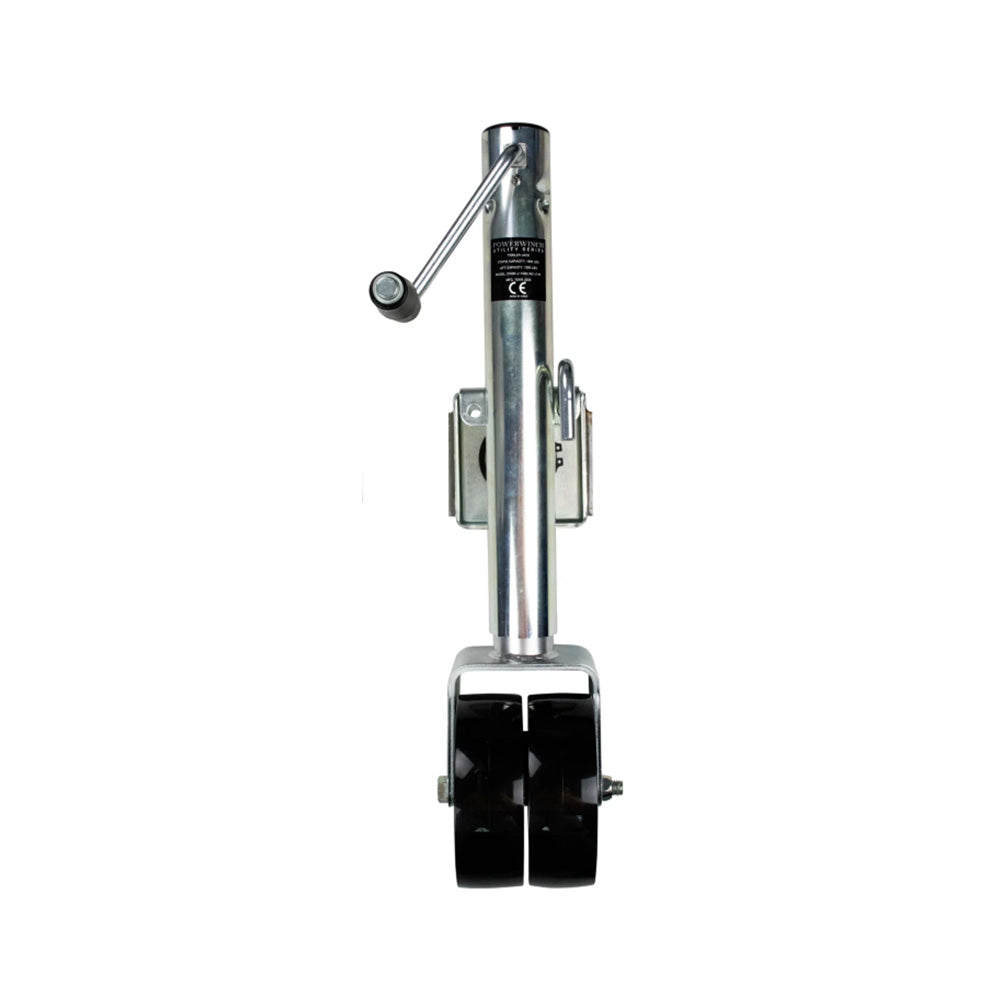 Powerwinch Utility Series Jack  1500lb WeldOn Double Wheel Zinc 21500J1500W2ZR Main image