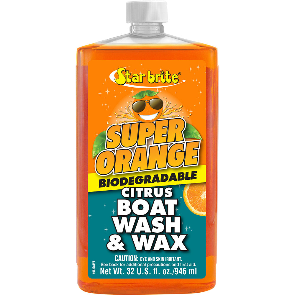 Star brite Super Orange Citrus Boat Wash  Wax  Fresh  Salt Water  32 oz 94632 Main image