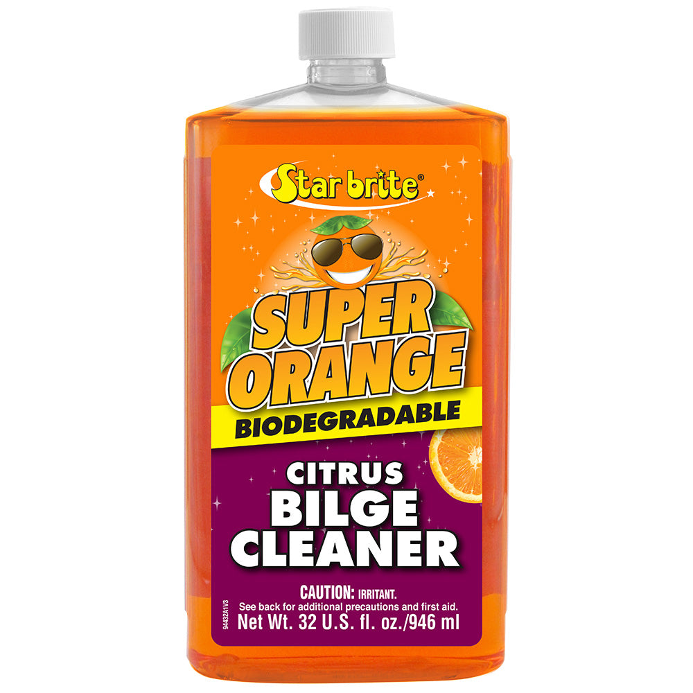Star brite Super Orange Citrus Bilge Cleaner  Emulsifies Oil Fuel  32 oz 94432 Main image
