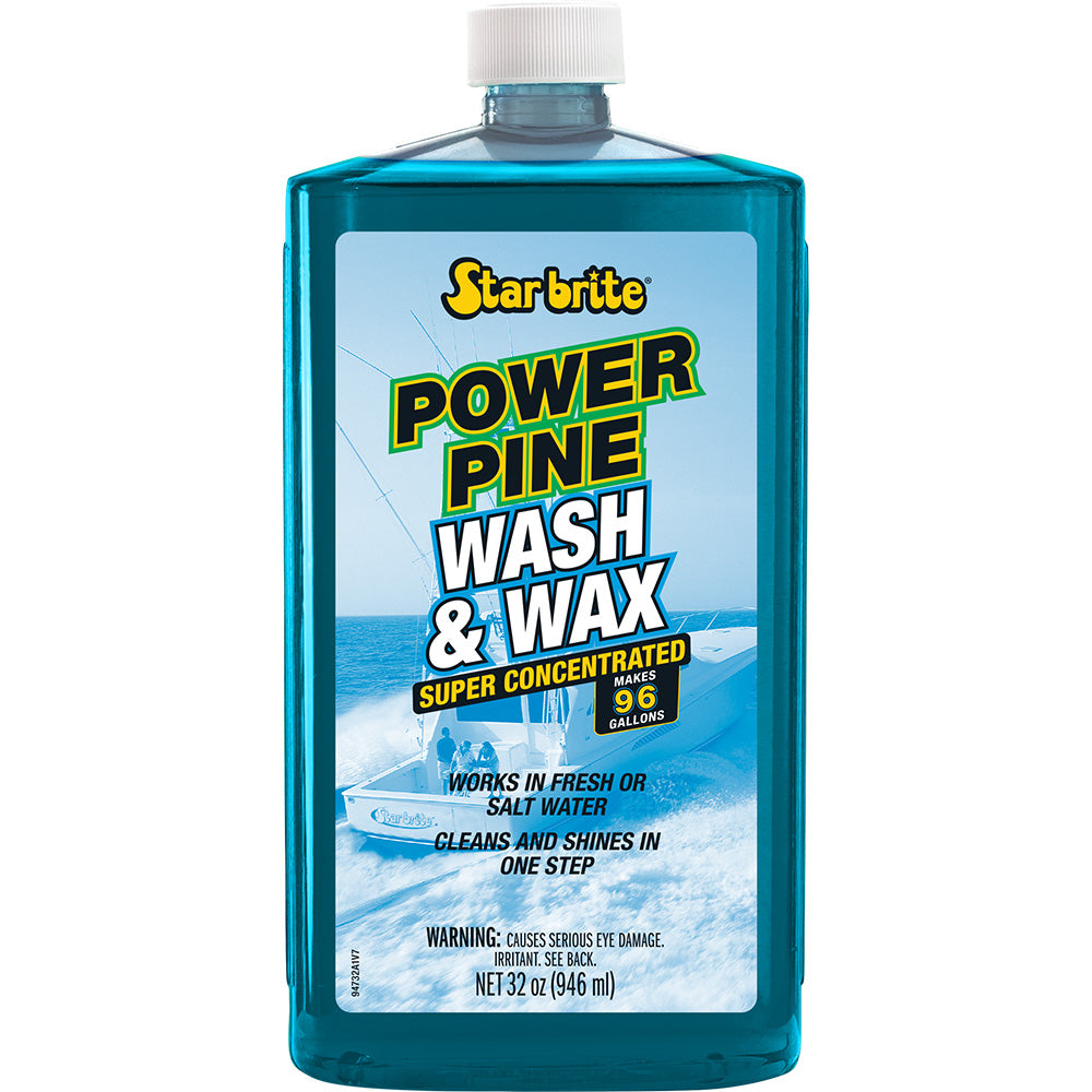 Star brite Power Pine Boat Wash  Wax  Concentrated Marine Grade Formula  32 oz 94732 Main image