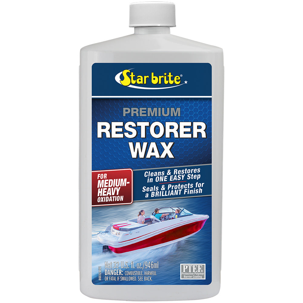 Star Brite Premium Restorer Wax fMedium to Heavy Oxidation  32 oz 86032 Main image