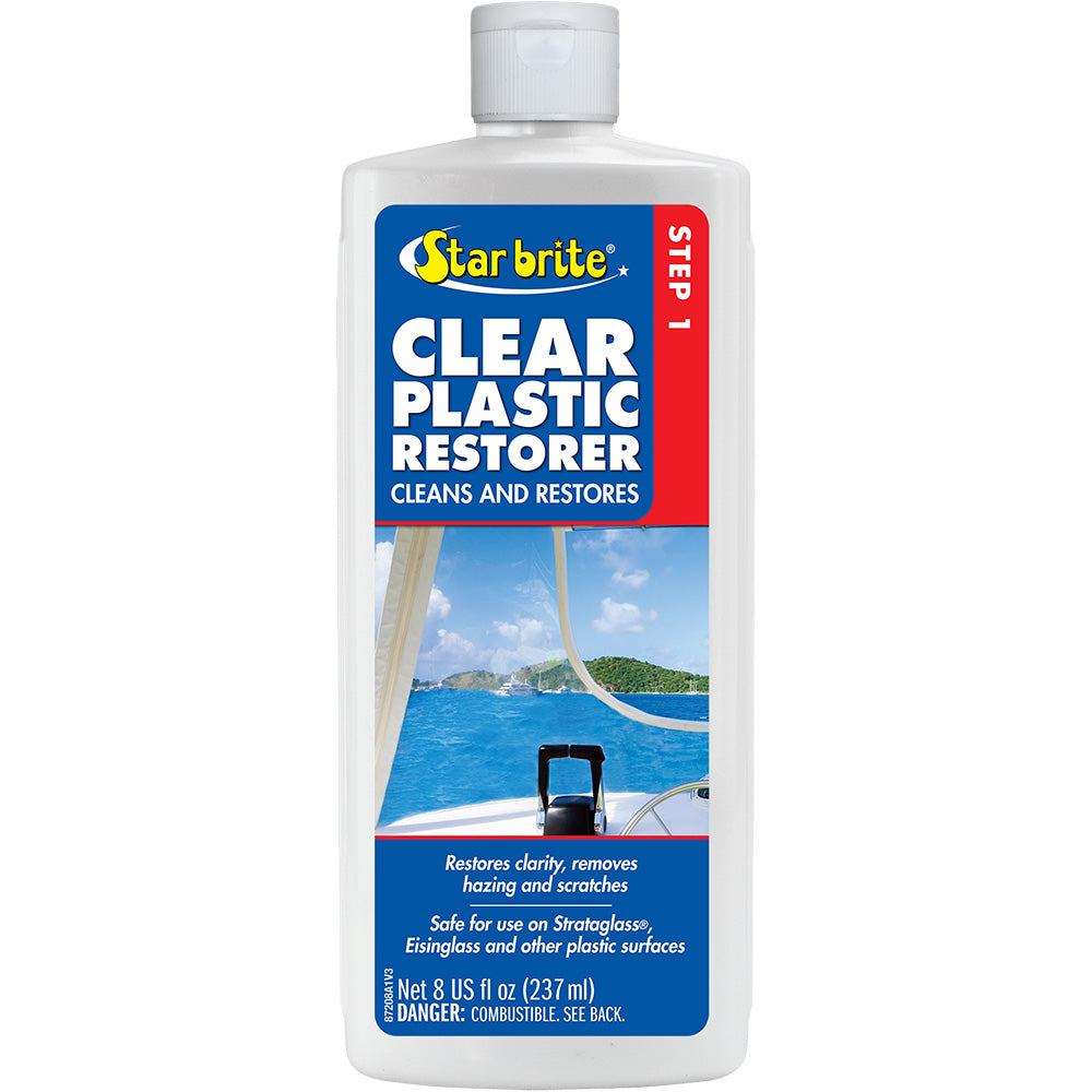 Star brite Clear Plastic Restorer  Step 1  8 oz 87208 Main image