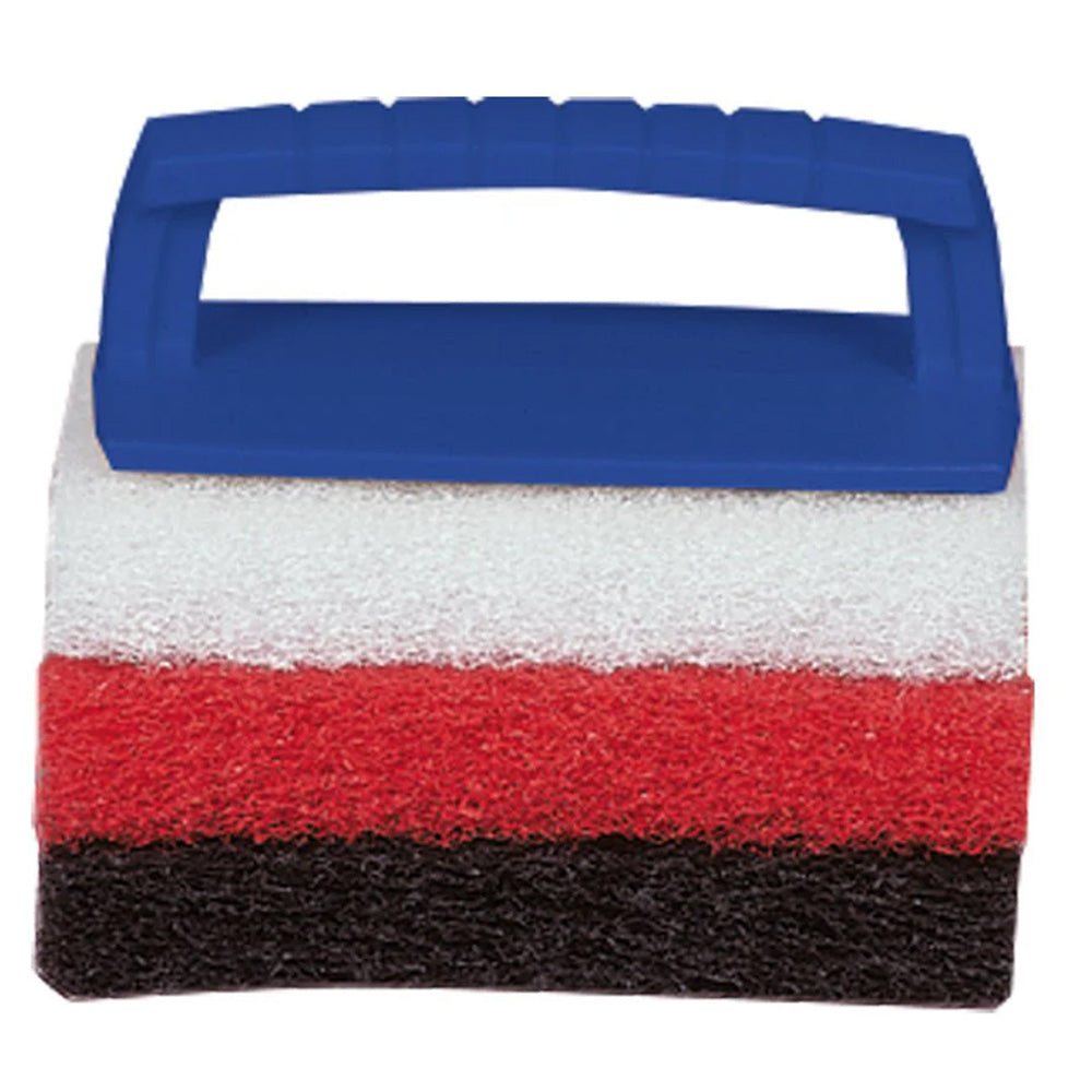 Star brite MultiTexture Scrub Pad Kit wInterchangeable Handle  3 Pads 40023 Main image