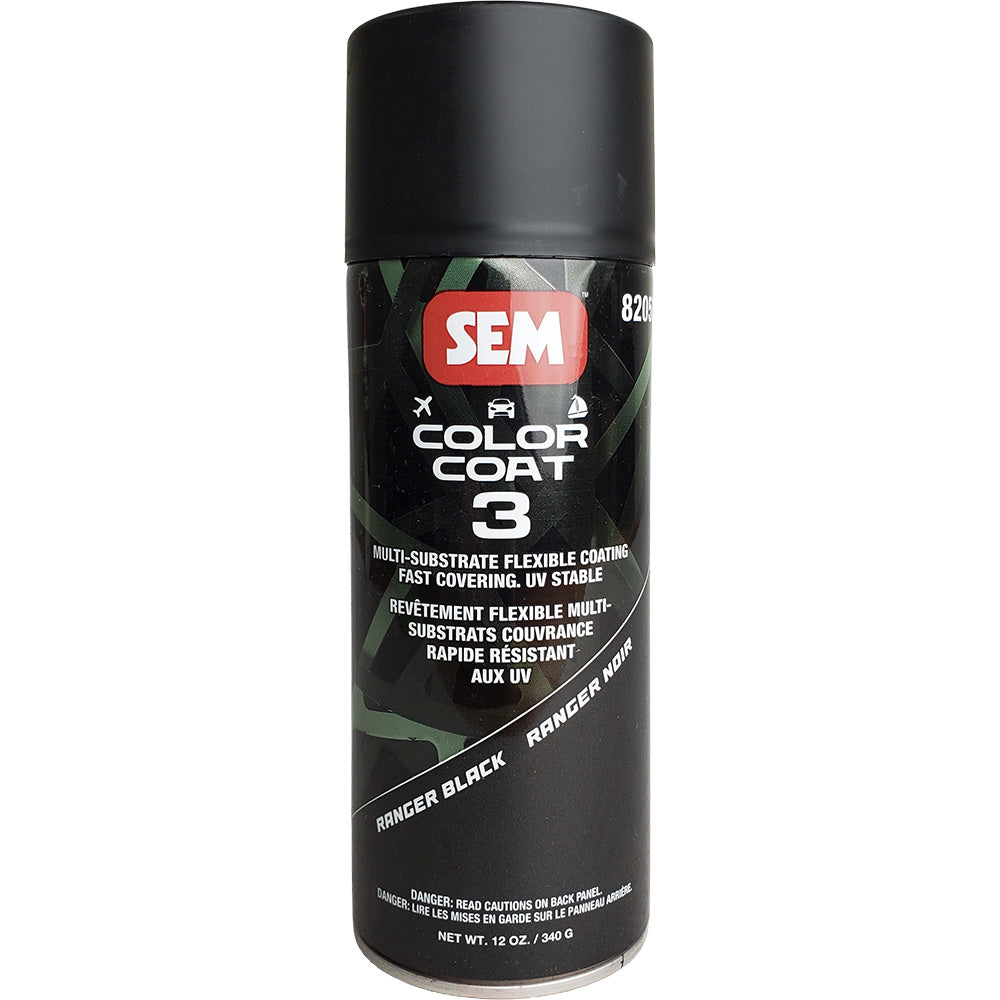SEM Color Coat 3  Ranger Black  12 oz 82053 Main image