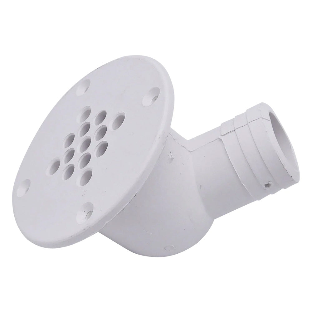 T-M Marine 90-Degree Cockpit Scupper Drain - White [CSD-92-DP] Secondary image