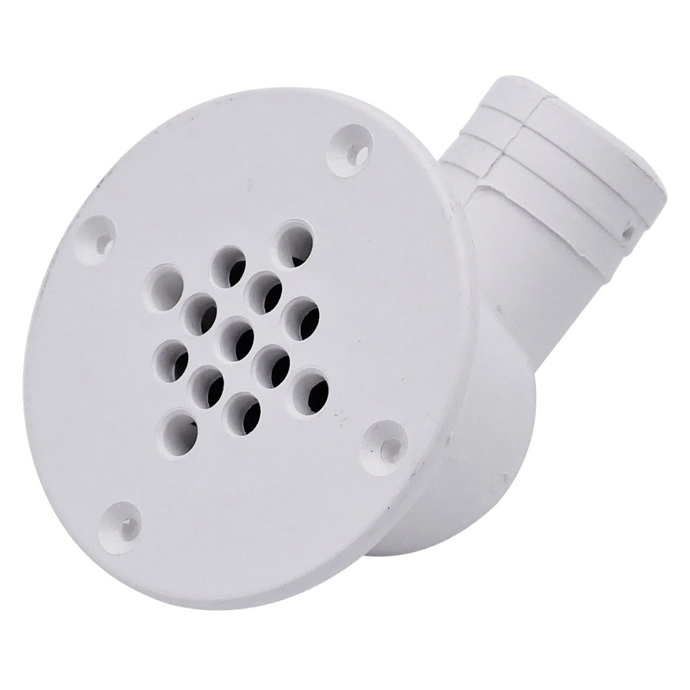 TM Marine 90Degree Cockpit Scupper Drain  White CSD92DP Main image