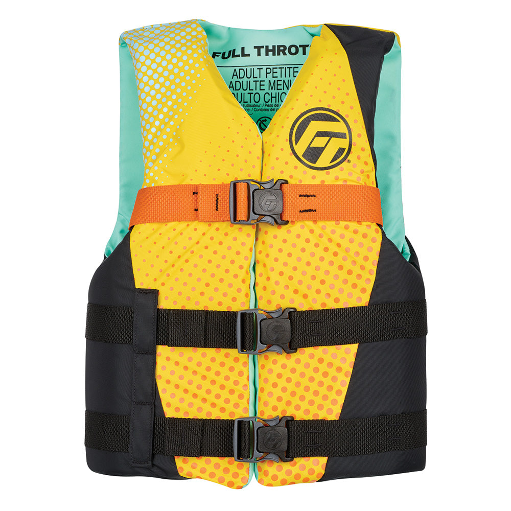 Full Throttle Teen Nylon Life Jacket  YellowBlack 11220030001026 Main image
