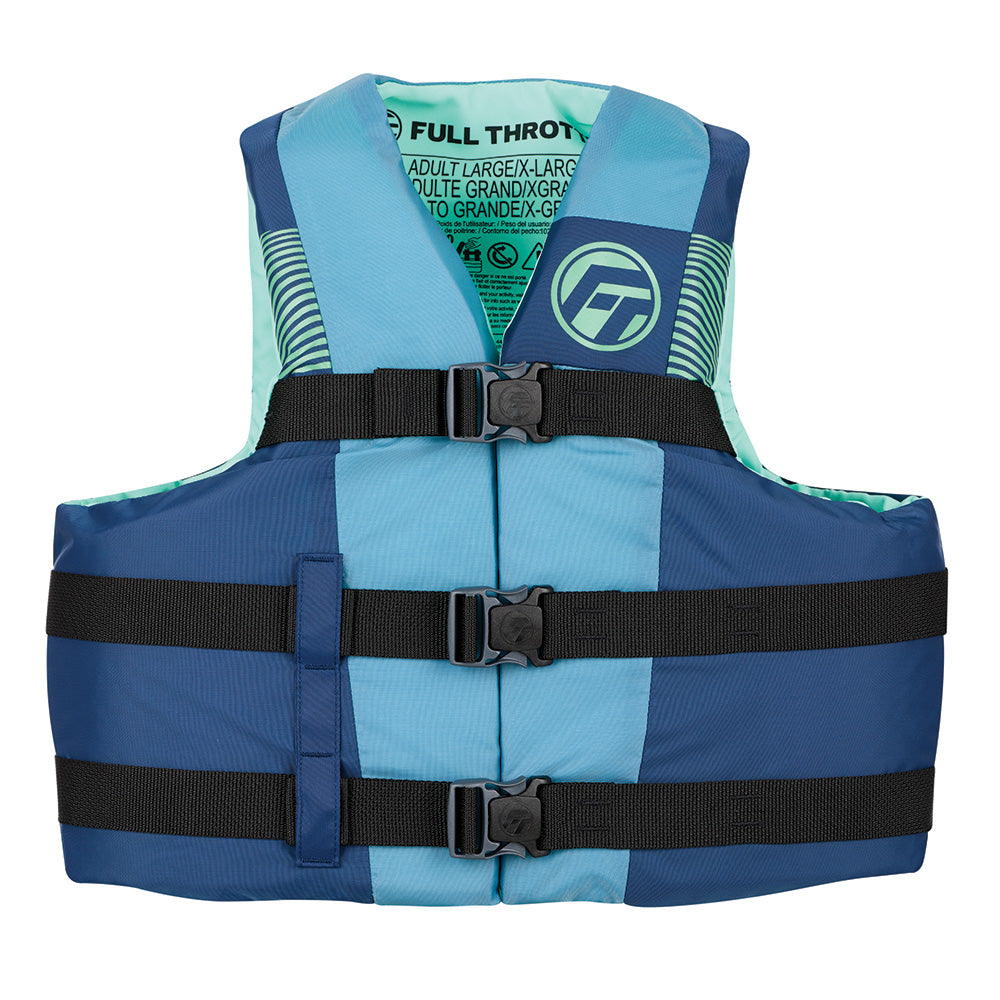 Full Throttle Nylon Life Jacket  Youth  BlueBlack 11220050000226 Main image