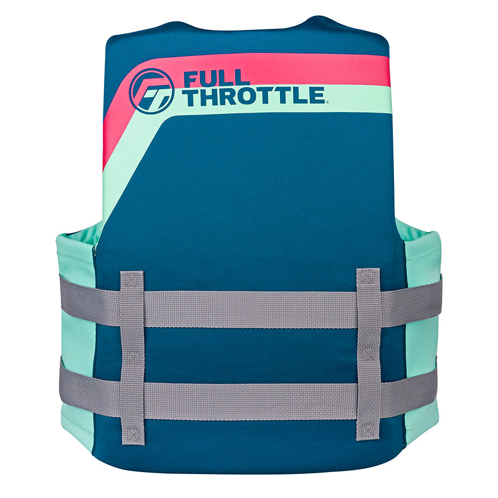 Full Throttle Adult Rapid-Dry Life Jacket - L/XL - Aqua [142100-505-050-27] Secondary image