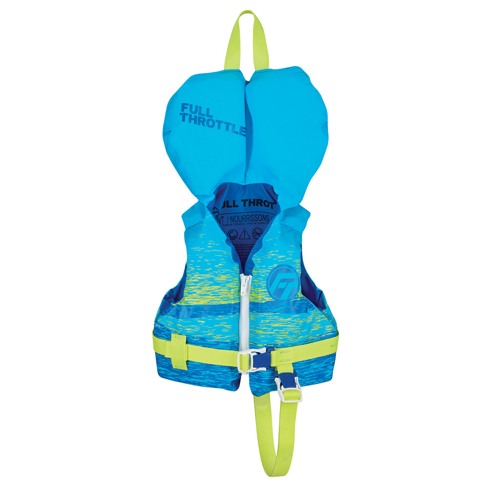 Full Throttle Infant Nylon Life Jacket  AquaNeon Green 11240050000026 Main image