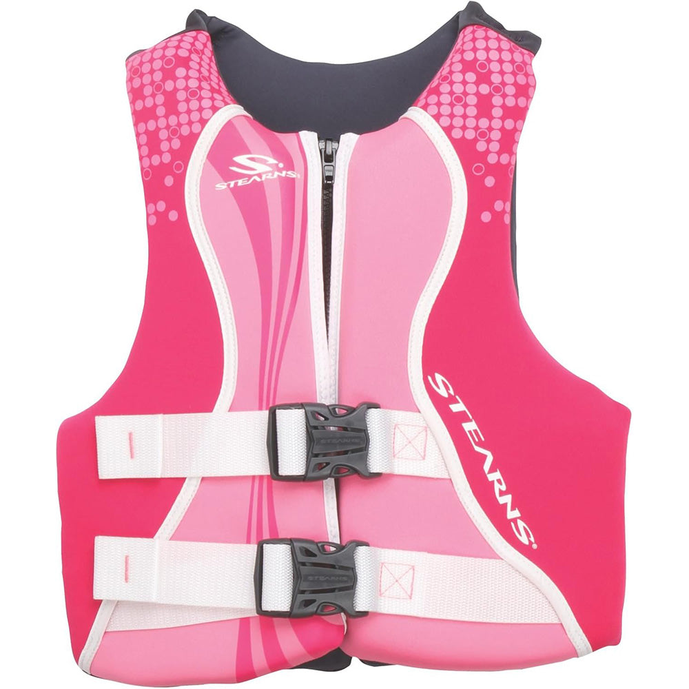 Stearns Youth Hydroprene Life Vest  Type III  PinkHot Pink  5090lbs 2000036923 Main image