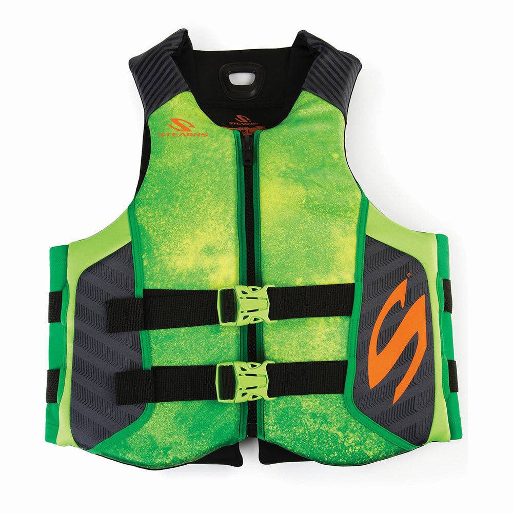 Stearns Adult Hydroprene Life Vest  Green  Medium 2000037992 Main image
