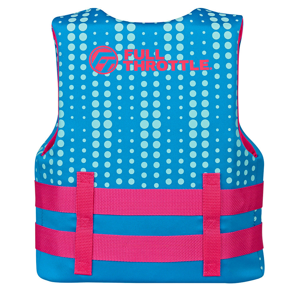 Full Throttle Youth Rapid-Dry Life Jacket - Aqua [142100-505-002-27] Secondary image