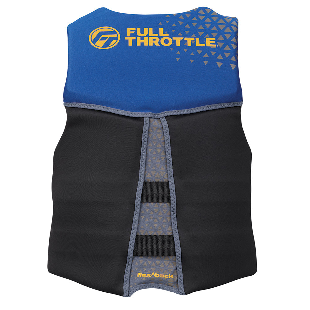 Full Throttle Men's Rapid-Dry Flex-Back Life Jacket - XL - Blue/Black [142500-500-050-26] Secondary image