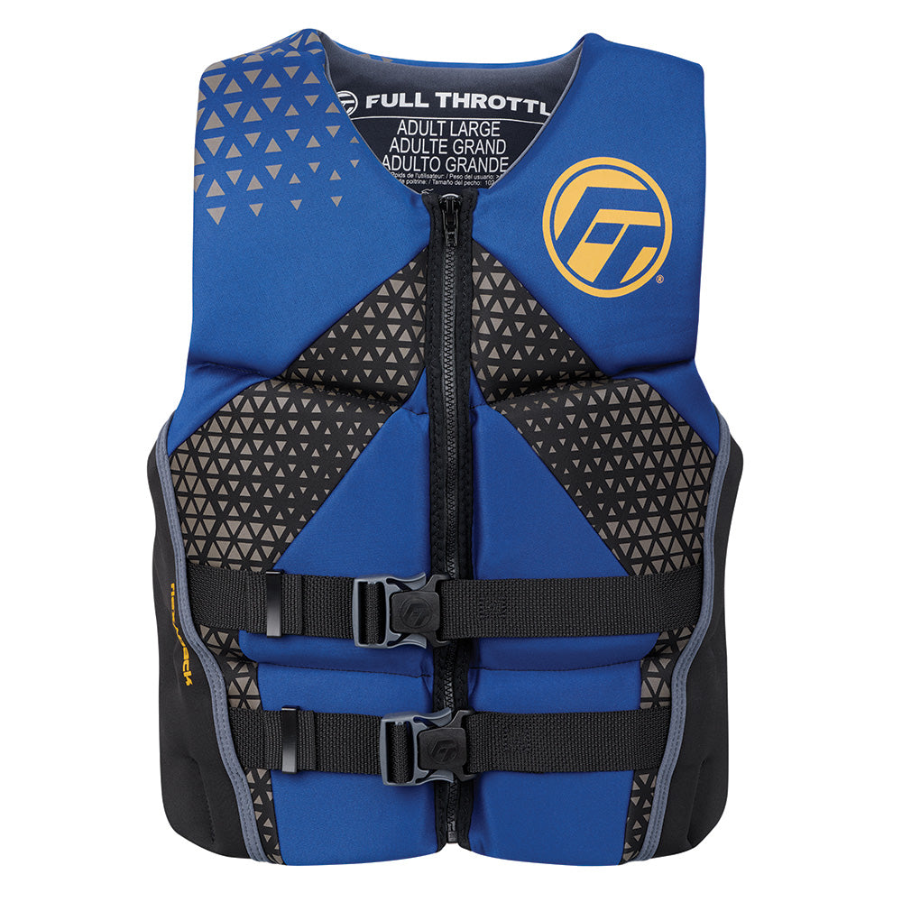 Full Throttle Mens RapidDry FlexBack Life Jacket  XL  BlueBlack 14250050005026 Main image