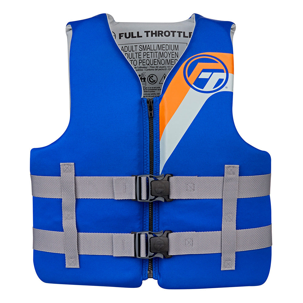 Full Throttle Adult RapidDry Life Jacket  SM  Blue 14210050003027 Main image