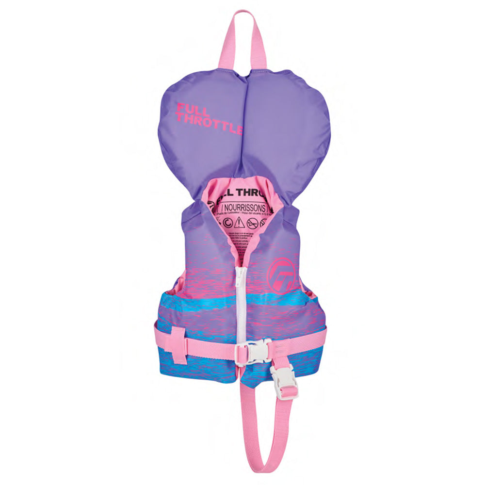 Full Throttle Nylon Life Jacket  Infant  PurplePink 11240060000026 Main image
