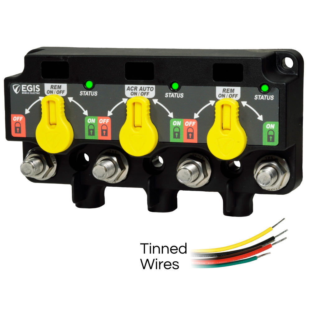 Egis XD Flex 1 Triple RelayACRLVD wKnob  Tinned Wires 87301111 Main image