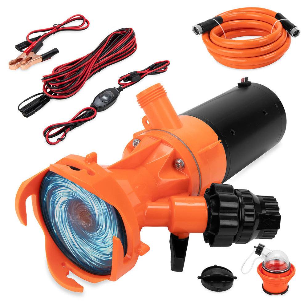 Camco Rhino RV Sewage Macerator Pump System 39040 Main image