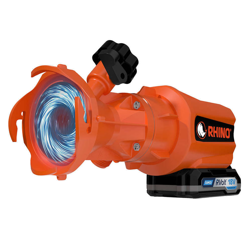 Camco Rhino 18V LithiumIon RV Sewage Macerator Pump System 39030 Main image