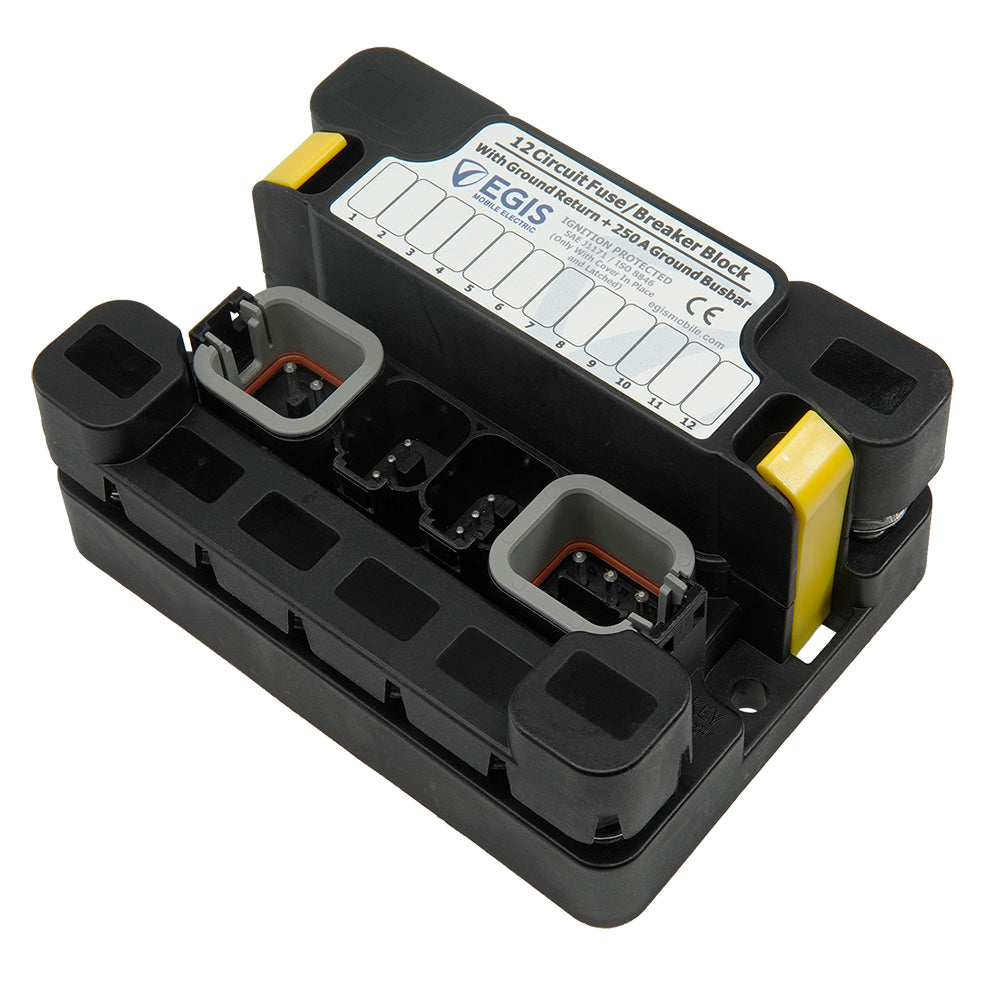 Egis MT Series 66 Sealed Fuse Block wGround Busbar 3466 Main image