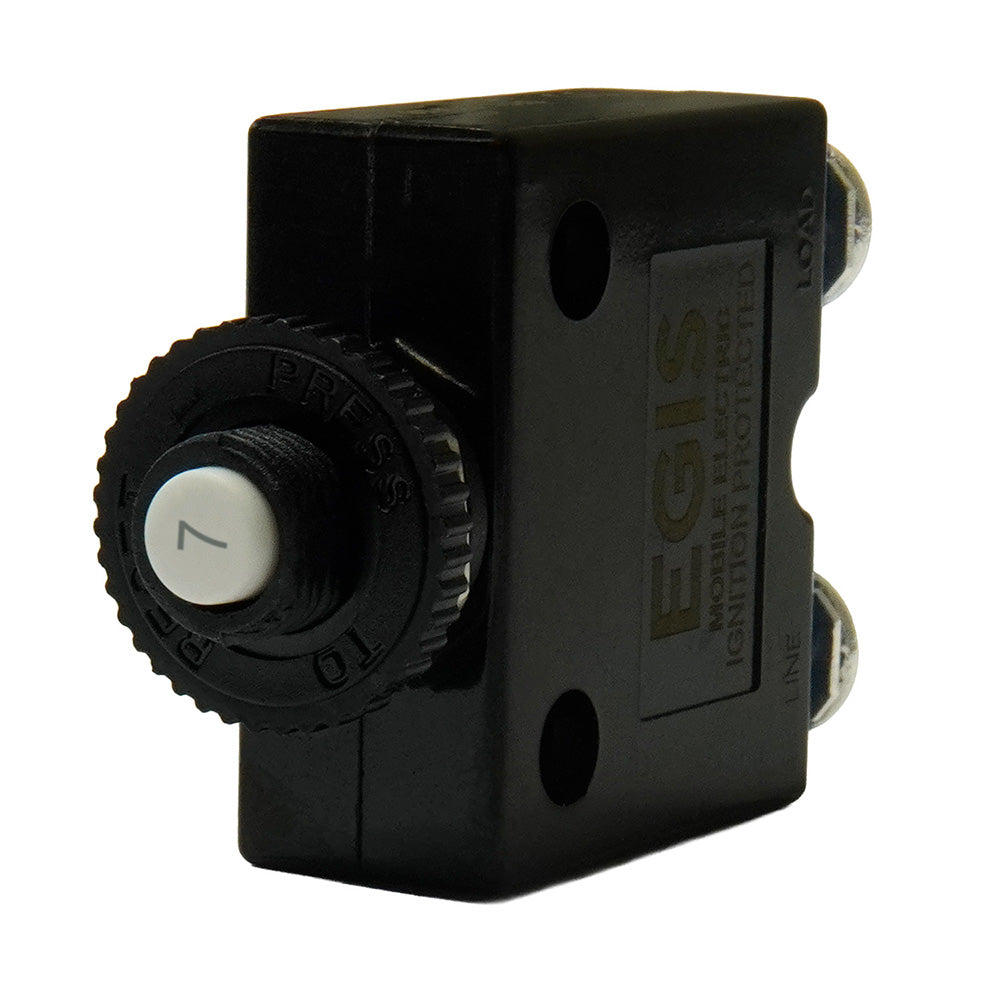 Egis 7A Push Button Panel Mount Circuit Breaker  Screw Terminals 471007 Main image