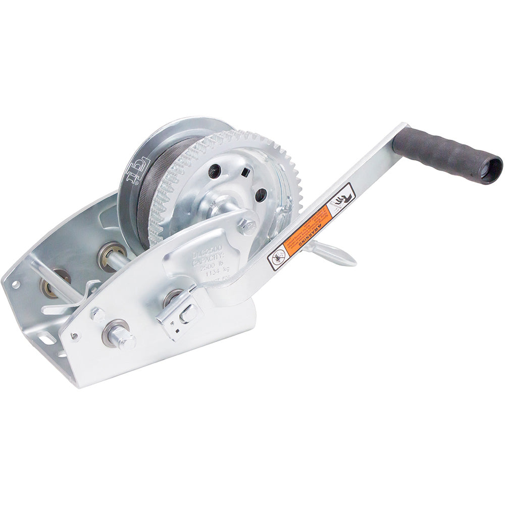 Load Rite TwoSpeed Trailer Winch  2500lbs  27 Strap  8 Handle 608928 Main image