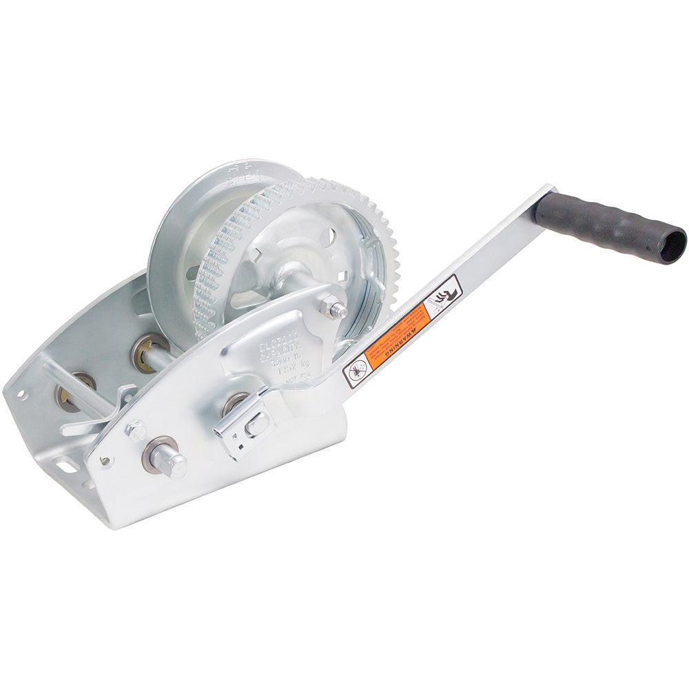 Load Rite TwoSpeed Trailer Winch  3200lbs  25 Strap  8 Handle 608929 Main image