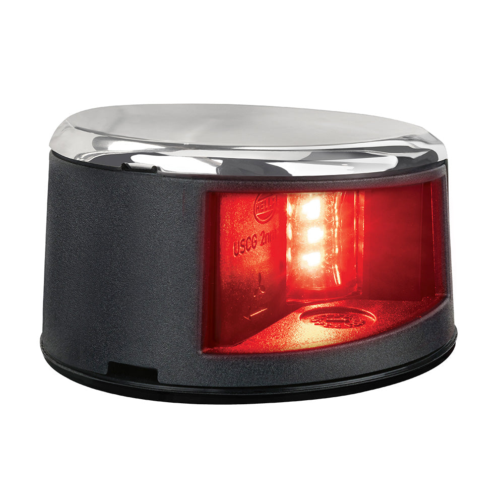 Hella Marine NaviLED Gen II Port Deck Mount Navigation Lamp  Stainless Steel 017910011 Main image
