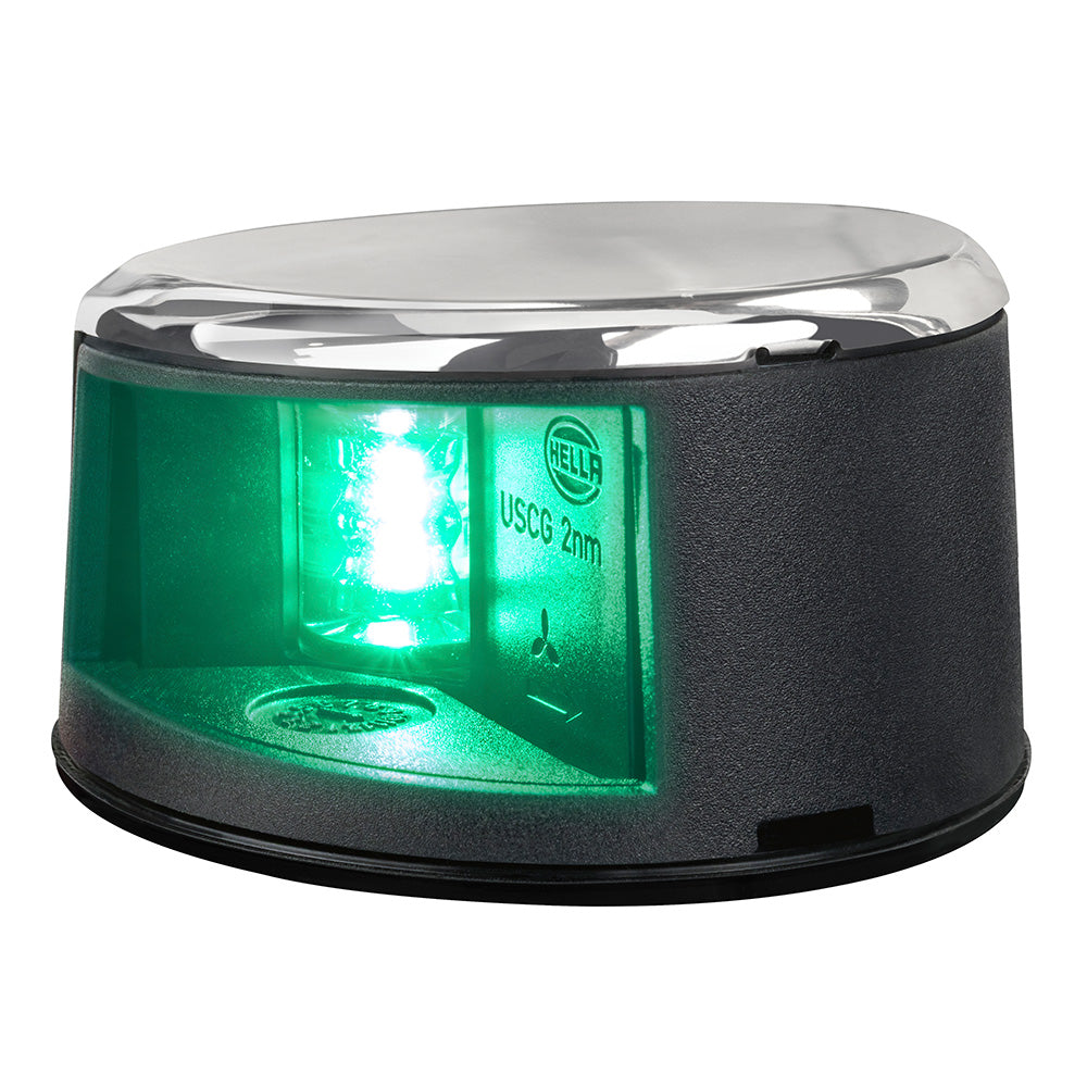 Hella Marine NaviLED Gen II Starboard Deck Mount Navigation Lamp  Stainless Steel 017910311 Main image