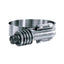 Trident Marine Stainless Steel Constant Torque Clamp 58 Band Hose ID  6 Hose OD  625 to 7125 7306000