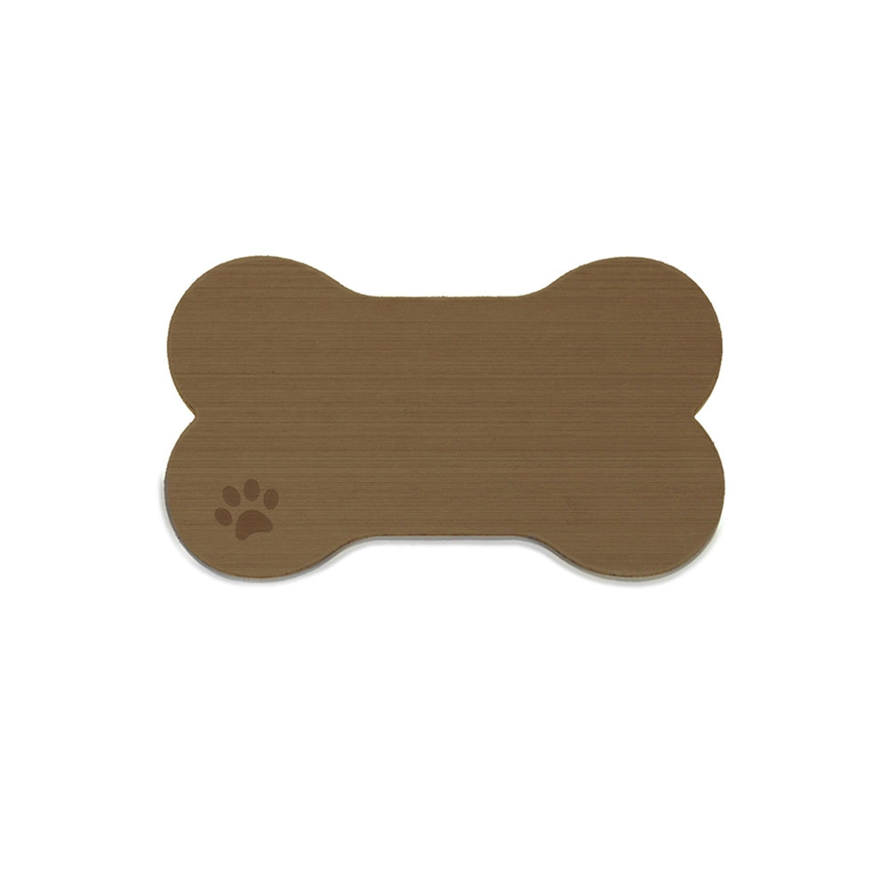 SeaDek Dog Bowl Mat  CappuccinoBlack  Small  12 x 21 6271391090 Main image