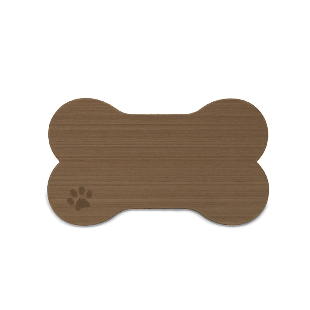 SeaDek Dog Bowl Mat  CappuccinoBlack  Medium  125 x 24 6271491090 Main image