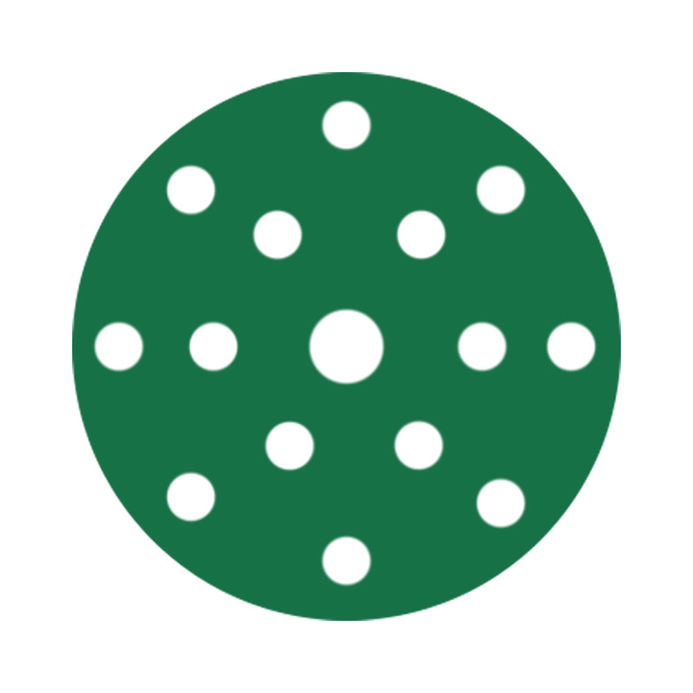 RUPES PROCUT Film Abrasive Discs 150mm 6  15 Holes  P800 Grit Box of 50pcs 945FD800 Main image