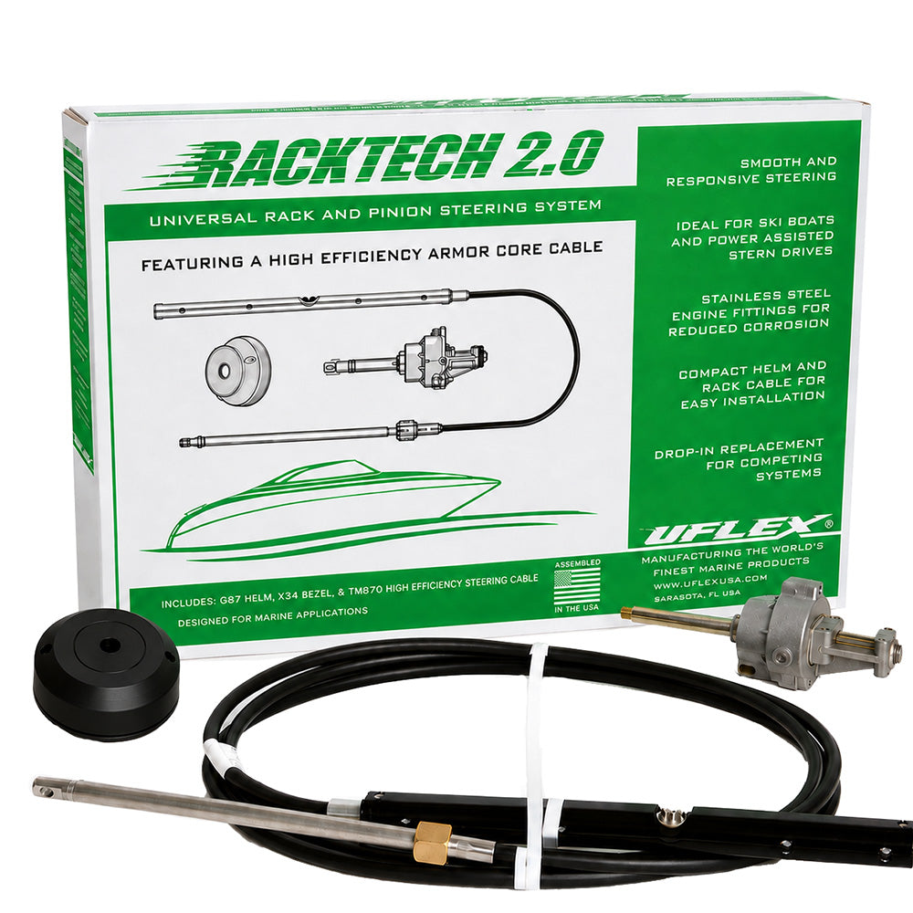 Uflex Racktech  20 High Efficiency Rack  Pinion System Kit  19 Cable RACKTECH2019 Main image