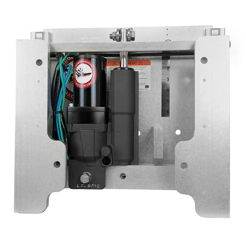 Bob's Machine 6" Setback Action Series Hydraulic Jack Plate - Silver [100-106010-NOPC-NOSPN-NG] Secondary image