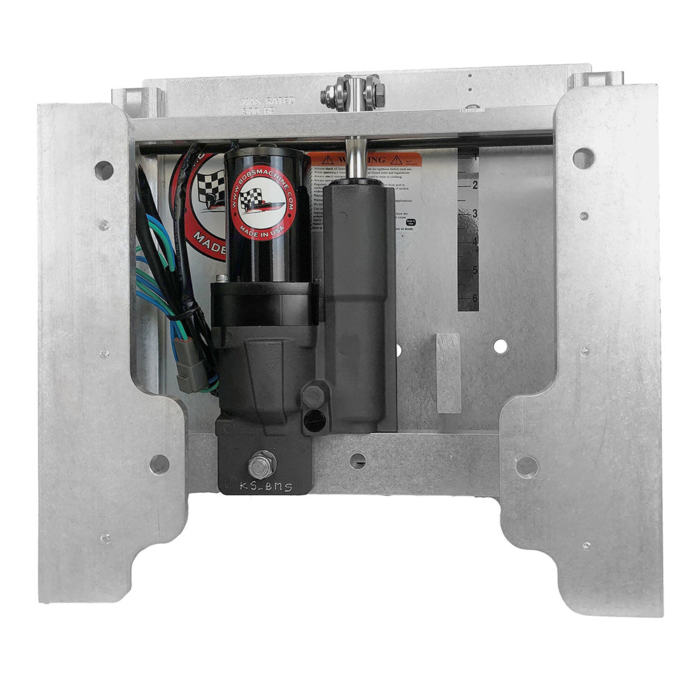 Bob's Machine 8" Setback Action Series Hydraulic Jack Plate - Silver [100-108001-NOPC-NOSPN-NG] Secondary image