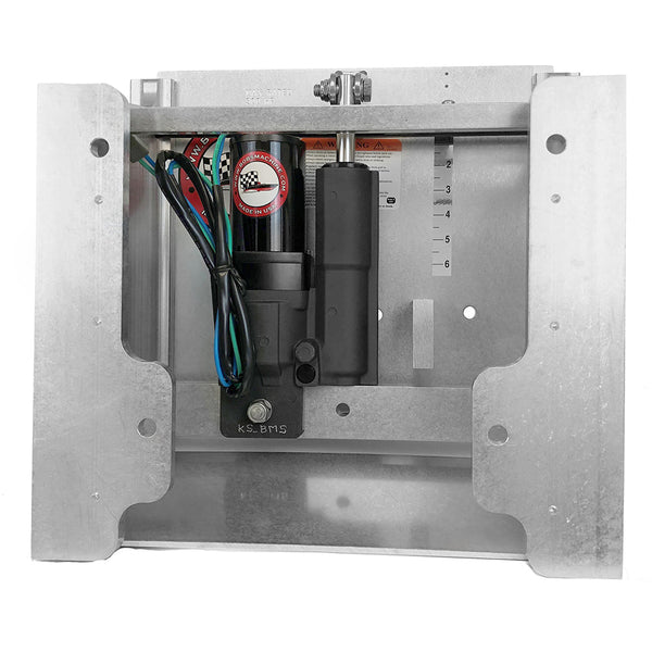 Bobs Machine 10 Setback Action Series Hydraulic Jack Plate  Silver 100111000NOPCNOSPNNG