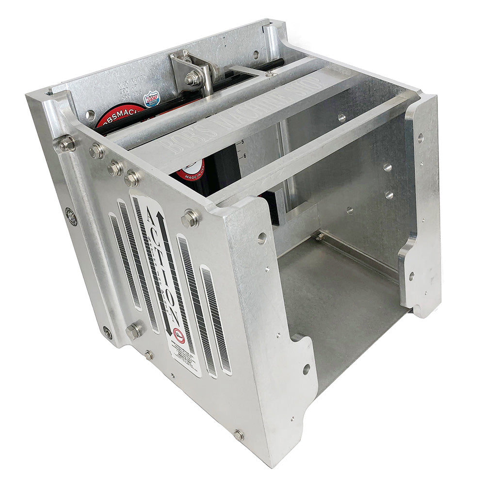 Bobs Machine 2 Setback Action Series Hydraulic Jack Plate  Silver 100112112NOPCNOSPNNG Main image