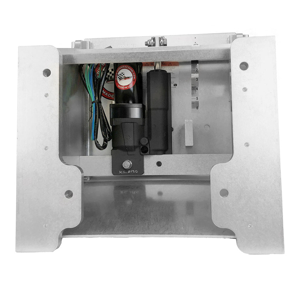 Bob's Machine 14" Setback Action Series Hydraulic Jack Plate - Silver [100-114001-NOPC-NOSPN-NG] Secondary image