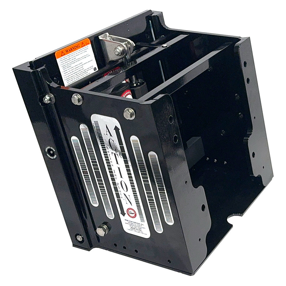 Bobs Machine 10 Setback Action Series Hydraulic Jack Plate  Gloss Black 100111000PPCGBLKNOSPNNG Main image