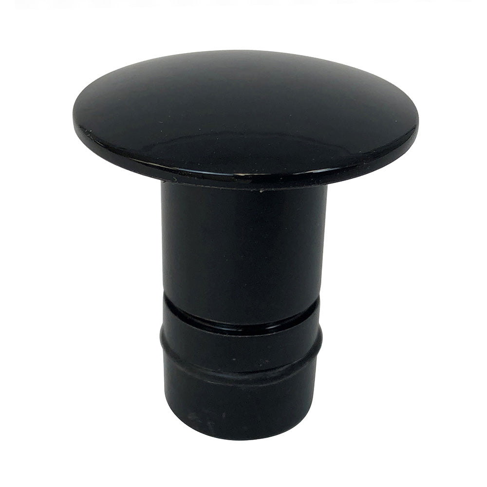 Bobs Machine Deck Plug  Pedestal Seat Plug 075 Hole Black 311000002PCGBLK Main image
