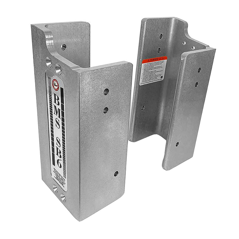 Bobs Machine 6 Fixed Setback Brackets w15 BuiltIn Lift  Silver 100406000NOPC Main image