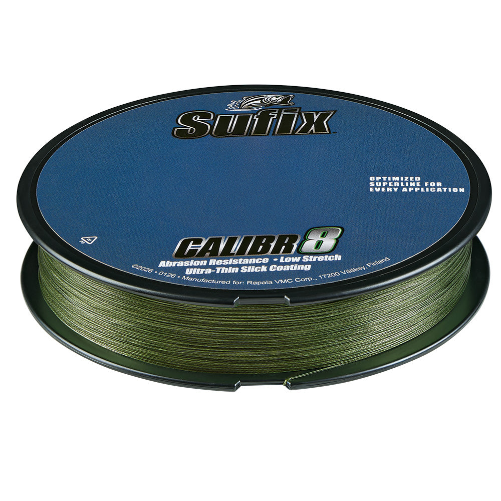 Sufix Calibr8 Braid 300yds 10lb  Low Vis Green 694110G Main image