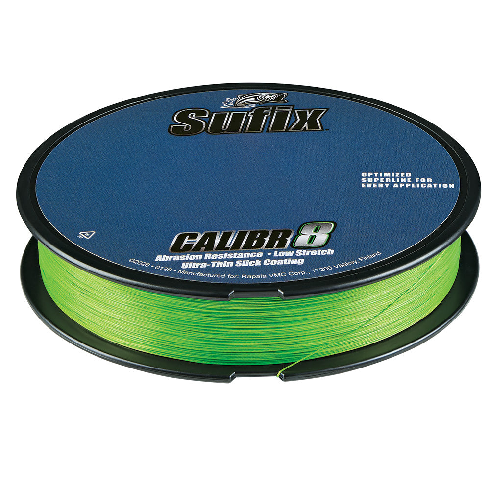 Sufix Calibr8 Braid 300yds 80lb  Neon Lime 694180L Main image