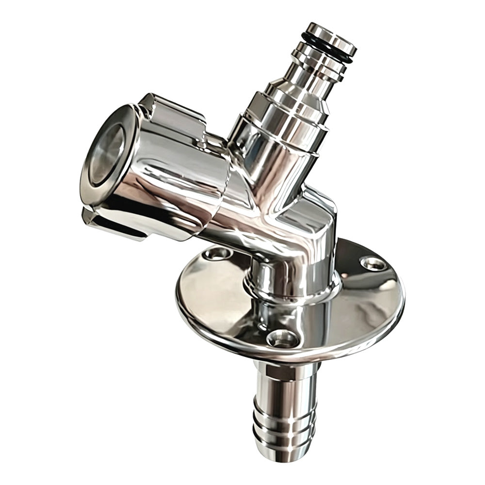 Flushmaster Quarter Turn Quick Connect Water Spigot  45Degree SMQCWS45 Main image